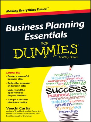 cover image of Business Planning Essentials For Dummies